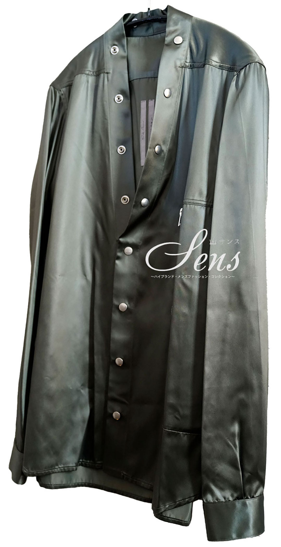 RICK OWENS - 【24AW】ベロア ワーク シャツ / WORK SHIRT
