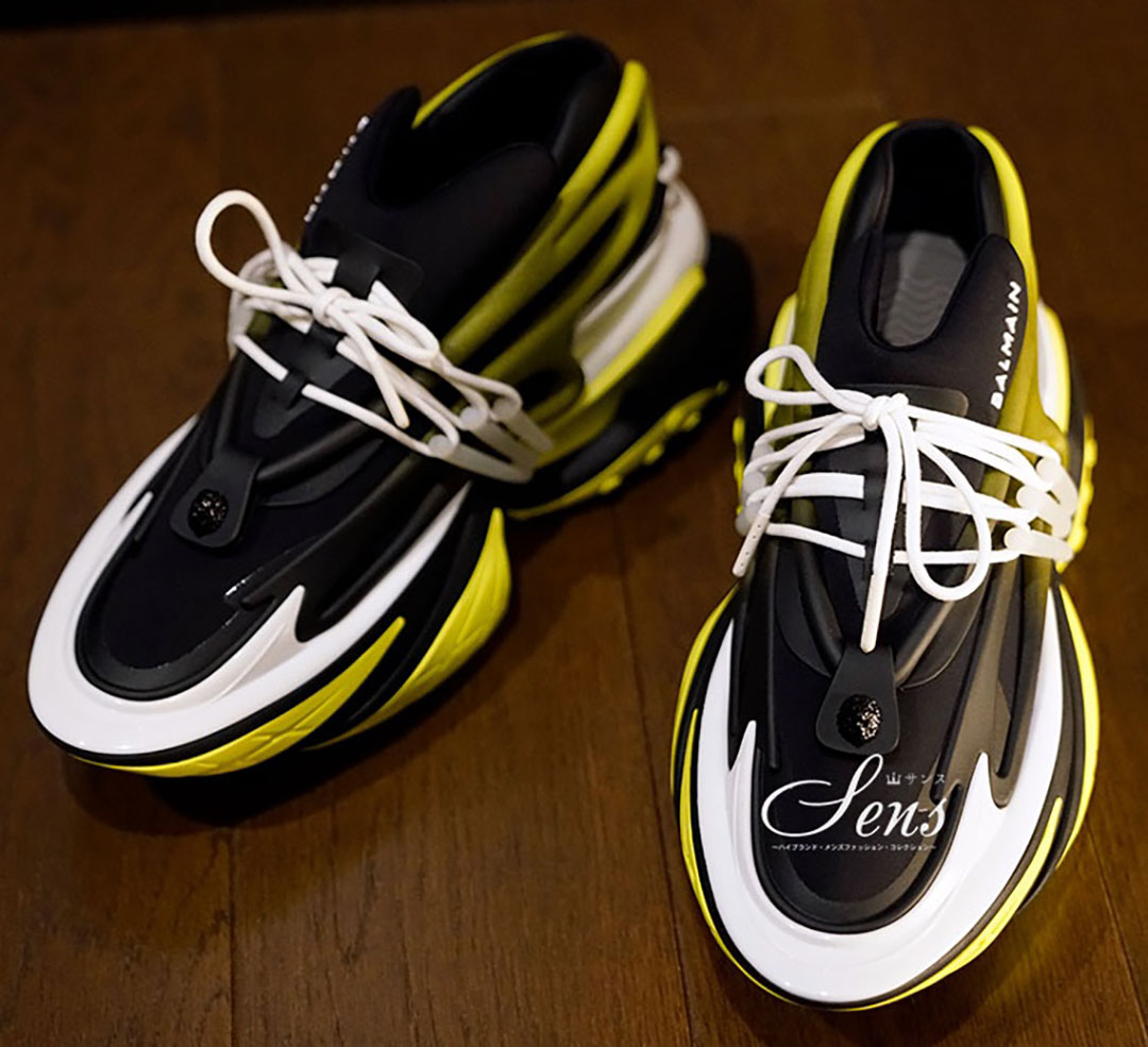 BALMAIN HOMME PARIS Unicorn ユニコーン ネオプレン×カーフ